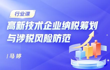 高新技術(shù)企業(yè)財(cái)稅籌劃實(shí)戰(zhàn)與所得稅匯繳全攻略